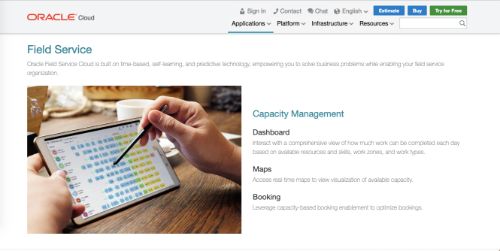 Oracle Cloud Field Service