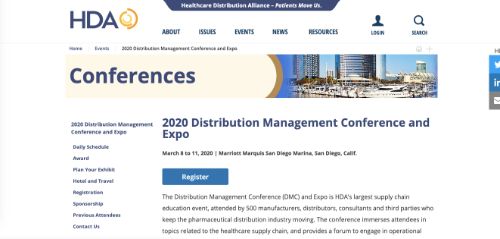 2020 Distribution Management Conference and Expo