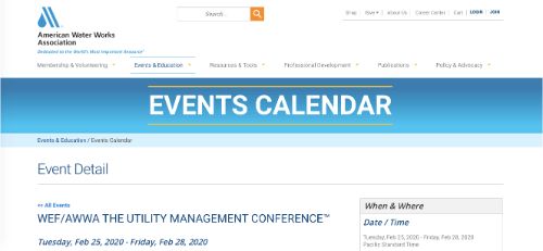 WEF/AWWA The Utility Management Conference