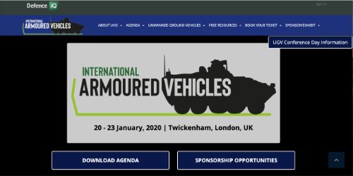 International Armoured Vehicles 2020