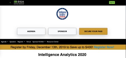 Intelligence Analytics Summit