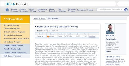 Supply Chain Inventory Management Online