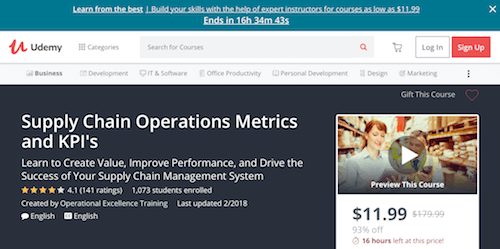 Supply Chain Operations Metrics and KPI's