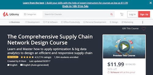 The Comprehensive Supply Chain Network Design Course