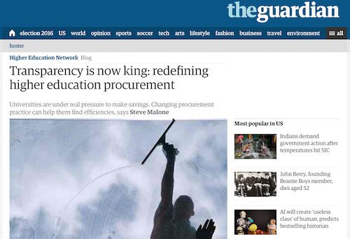 Transparency is Now King Redefining Higher Educaiton Procurement