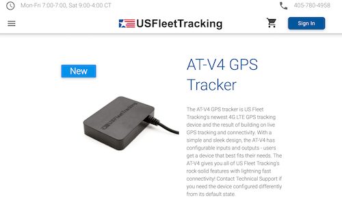 US Fleet Tracking AT-V4 GPS Tracker