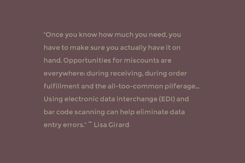 Use barcode scanning to eliminate manual data entry errors