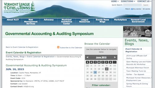VLCT Governmental Accounting & Auditing Symposium