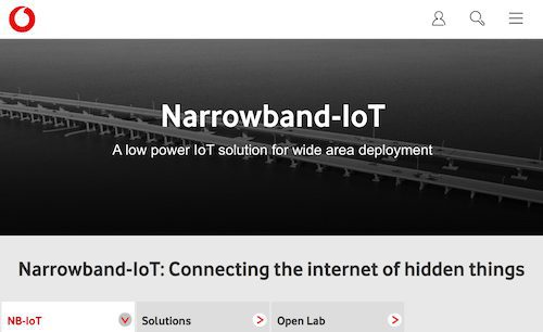 Vodafone Narrowband-IoT Solution