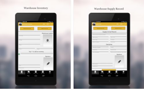 Warehouse Management 4 Tablets