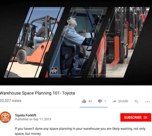 Warehouse Space Planning 101 - Toyota