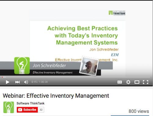 Webinar Effective Inventory Management