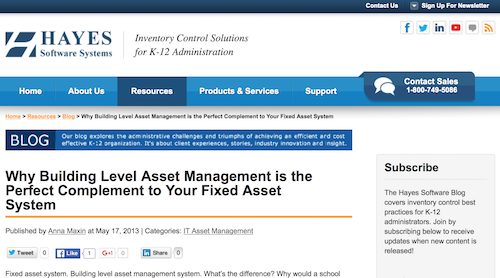 Why Building Level Asset Management is the Perfect Complement to Your Fixed Asset System