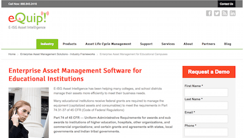 eQuip Enterprise Asset Management System