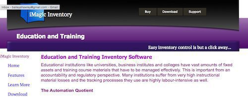 iMagic Inventory Education and Training Inventory Software