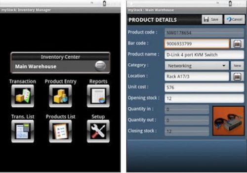 myStock Inventory Manager