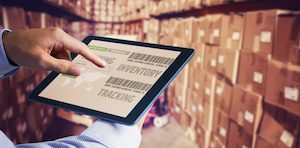 supply chain logistics via a tablet