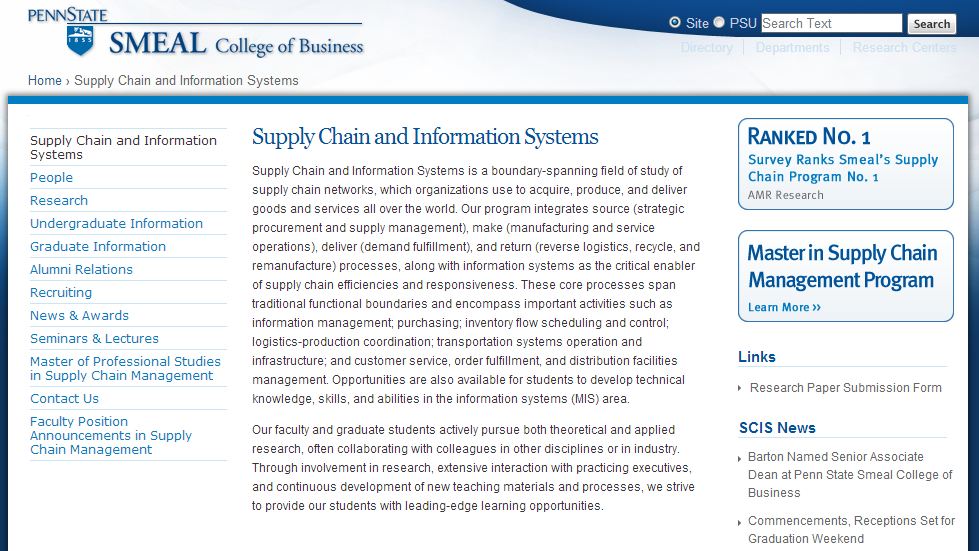 Top Supply Management Degrees - Camcode