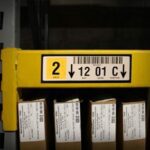 Magnetic Warehouse Rack Labels