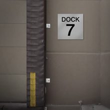 Warehouse Outdoor Dock Signs