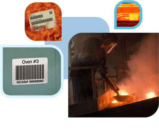 heat resistant labels from camcode