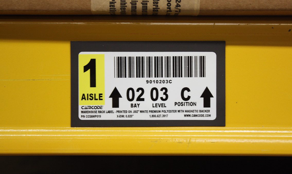 Magnetic Strips for Warehouse Bay and Racking labelling