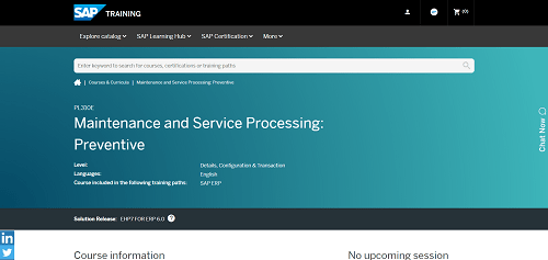 Maintenance and Service Processing: Preventive (SAP Training)