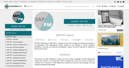 SAP PM Tutorial (Tutorialspoint)