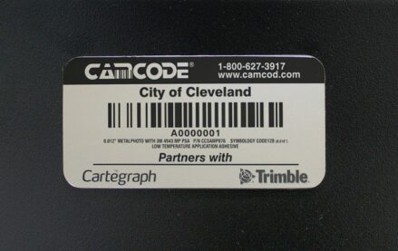 Rigid Metalphoto label