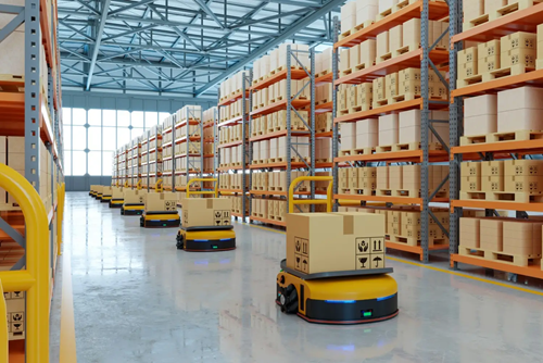 AVGs are used in warehouse automation