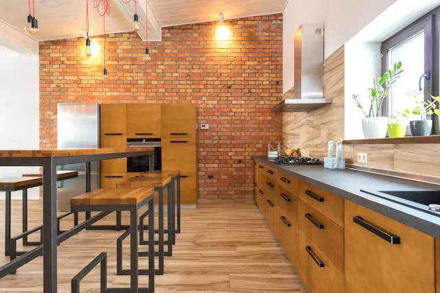 A modern kitchen