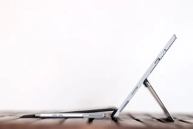 A stylus and laptop